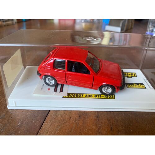 Peugeot 205 Gti 1508 Solido Made In France En Boite D'origine-Solido