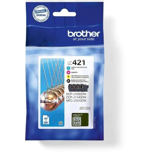 Accessoires de photocopieurs - Brother - LC421 Value Pack - Multicolore - Pack de 4
