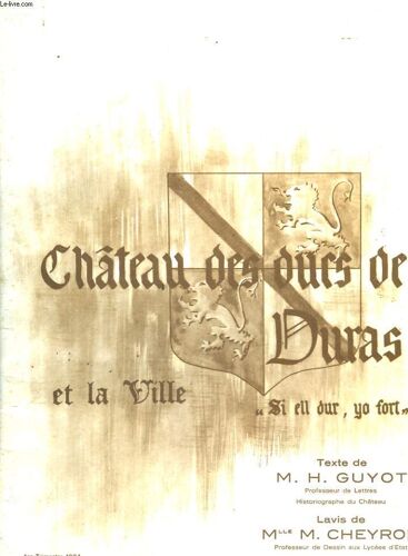 Chateau Des Ducs De Duras Et La Ville