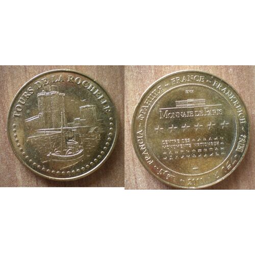 Tours De La Rochelle 2011 Medaille Monnaie De Paris