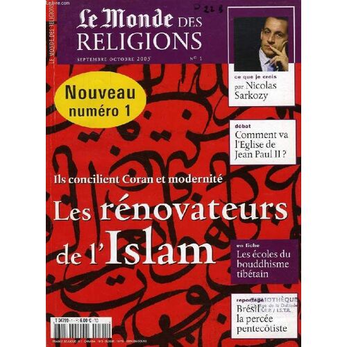 Le Monde Des Religions, N° 1, Sept.-Oct. 2003
