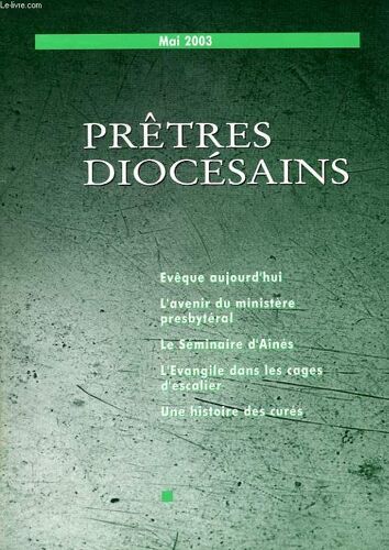 Pretres Diocesains, N° 1404, Mai 2003