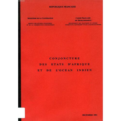 Conjoncture Des Etats D'afrique Et De L'ocean Indien