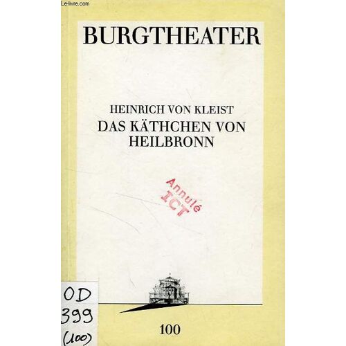 Das Kathchen Von Heilbronn