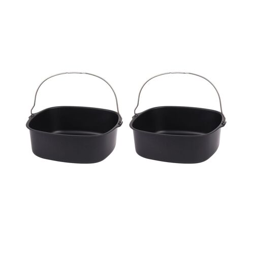 2X Ustensiles de Cuisson Antiadhésifs, Friteuse électrique Accessoire Antiadhésif Plat Torréfaction pour HD9860