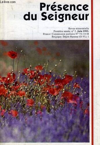 Presence Du Seigneur, 1re Annee, N° 3, Juin 1993