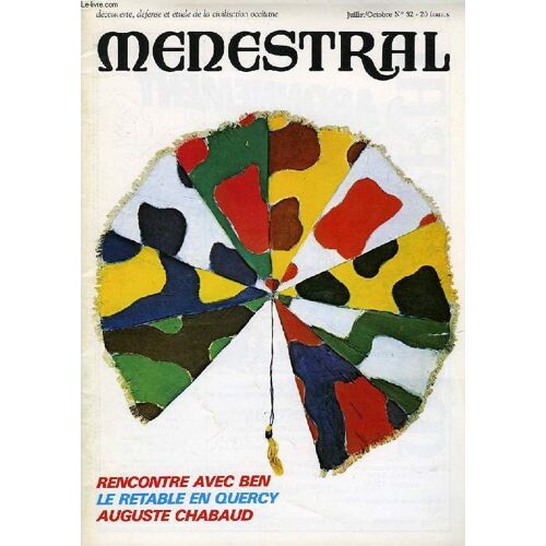 Menestral, N° 32, Juillet-Oct. 1983