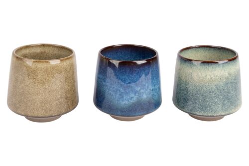 Lot De 6 Tasses En Céramique, Assortis, 24 Cl