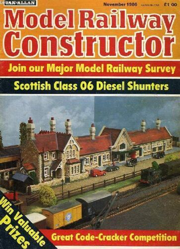Model Railway Constructor, Vol. 53, N° 630, Nov. 1986