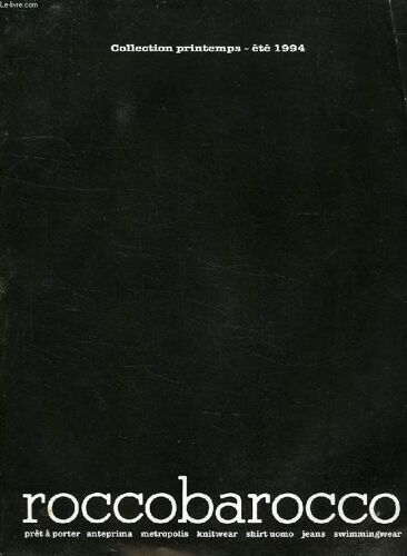 Roccobarocco, Collection Printemps - Ete 1994