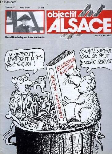 Objectif Alsace, N° 57, Avril 1990