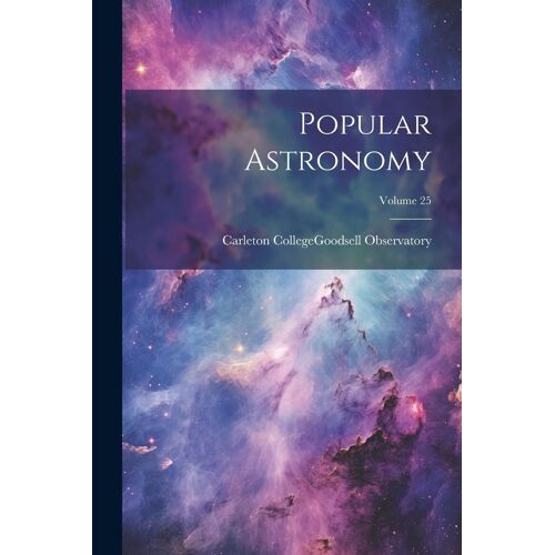 Popular Astronomy; Volume 25
