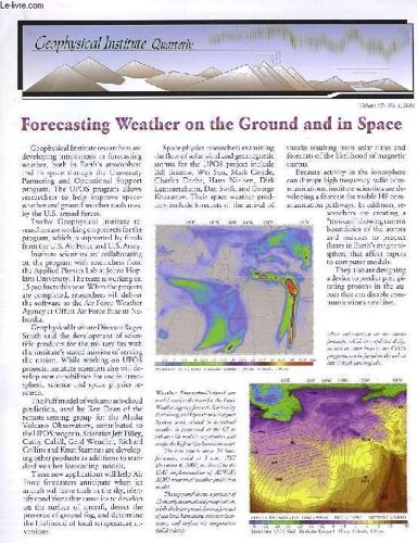 Geophysical Institute Quarterly, Vol. 17, N° 1, 2001