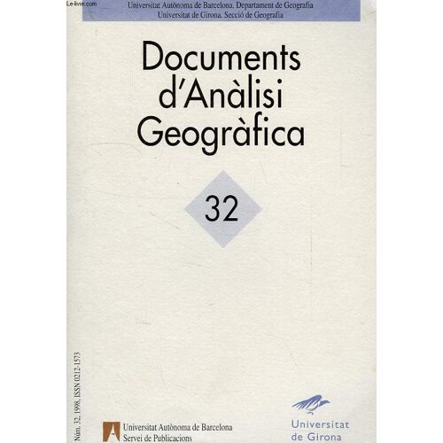 Documents D'analisi Geografica, 32
