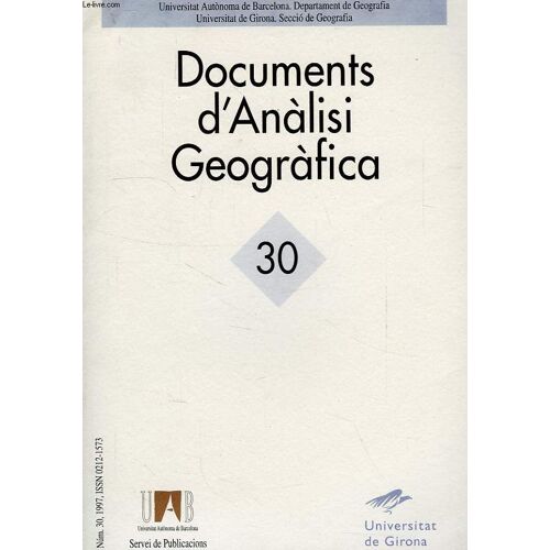 Documents D'analisi Geografica, 30