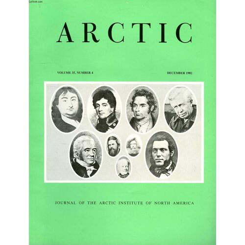 Arctic, Vol. 35, N° 4, Dec. 1982