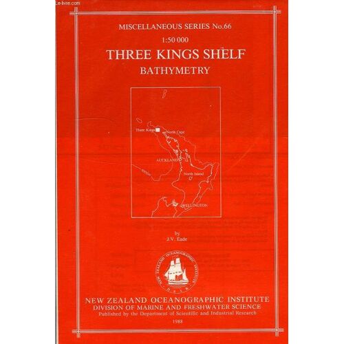Three Kings Shelf, Bathymetry, Miscellaneous Series N° 66, 1:50 000