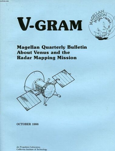 V-Gram, Magellan Quarterly Bulletin About Venus And The Radar Mapping Mission, Oct. 1986