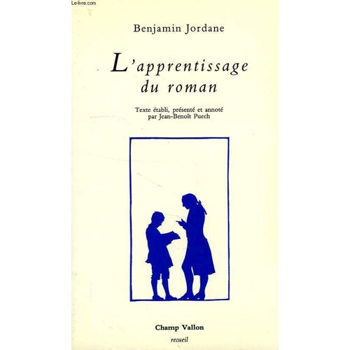 L'apprentissage Du Roman