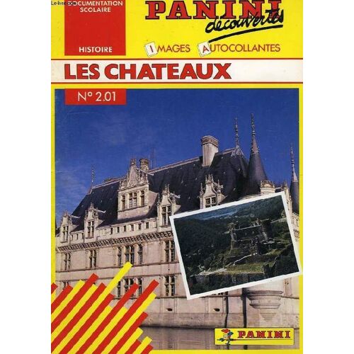 Panini Decouvertes, Images Autocollantes, Les Chateaux, N° 2.01