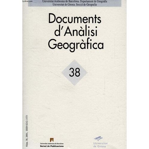 Documents D'analisi Geografica, 38