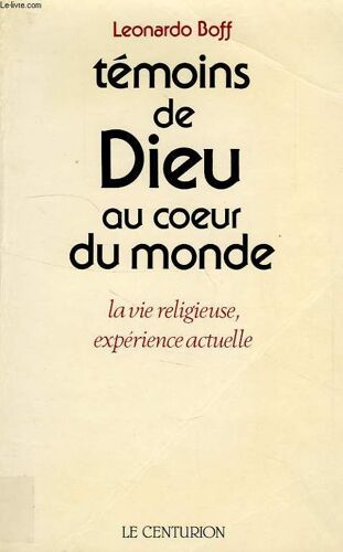 Temoins De Dieu Au Coeur Du Monde, La Vie Religieuse, Experience Actuelle