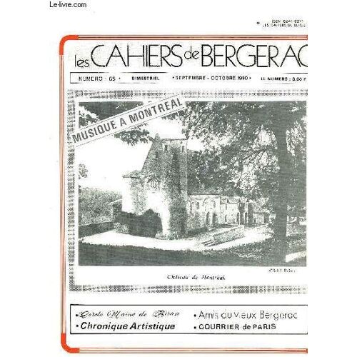 Les Cahiers De Bergerac, N° 65, Sept.-Oct. 1990