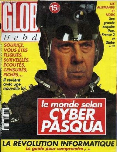 Globe Hebdo N°75 - Le Monde Selon Cyber Pasqua.