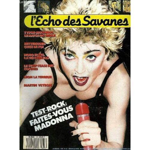 L'echo Des Savanes N°65 - Nouvelle Serie - Test Rock : Faites-Vous Madonna