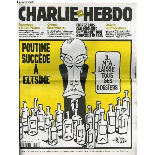 Charlie Hebdo N°394 - Poutine Succede A Eltsine Il M'a Laisse Tout Ses Dossiers