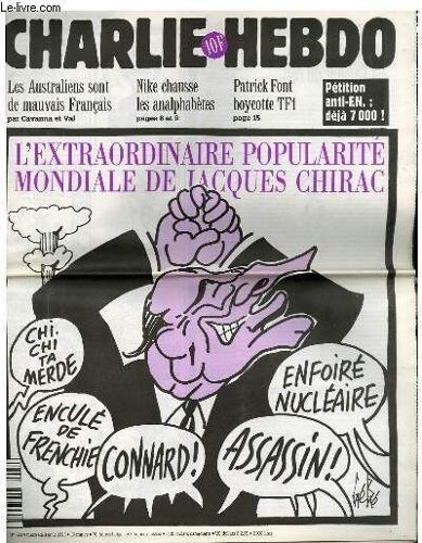 Charlie Hebdo N°163 - L'extraordinaire Popularite Mondiale De Jacques Chirac