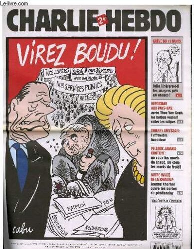 Charlie Hebdo N°664 - Virez Boudu !