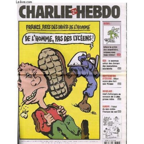 Charlie Hebdo N°669 - France, Pays Des Droits De L'homme De L'homme Pas Des Lyceens !