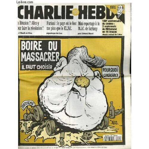 Charlie Hebdo N°133 - Boire Ou Massacrer Il Faut Choisir Tchetchenie