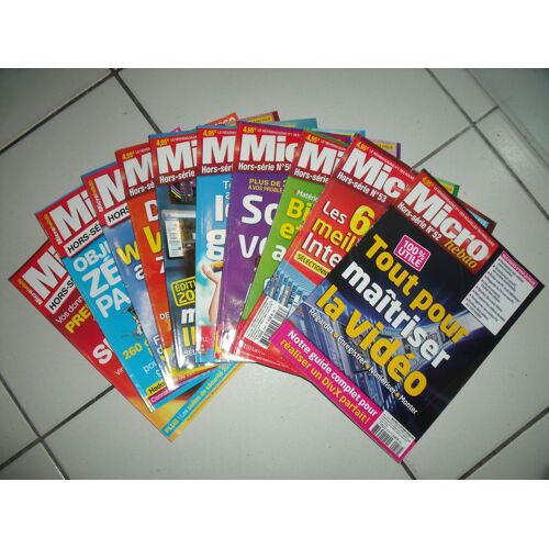 Lot De 10 Micro Hebdo Hors Série,