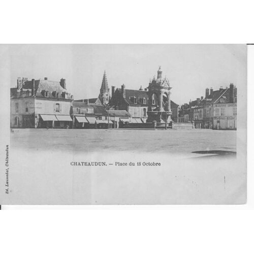 Chateaudun - Place Du 18 Octobre - Carte Précurseur - Be - Réf 061 783
