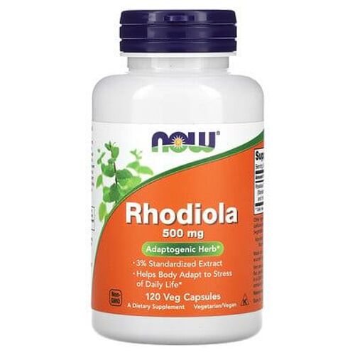 Now Foods Rhodiola, 500 Mg, 120 Capsules Végétariennes 