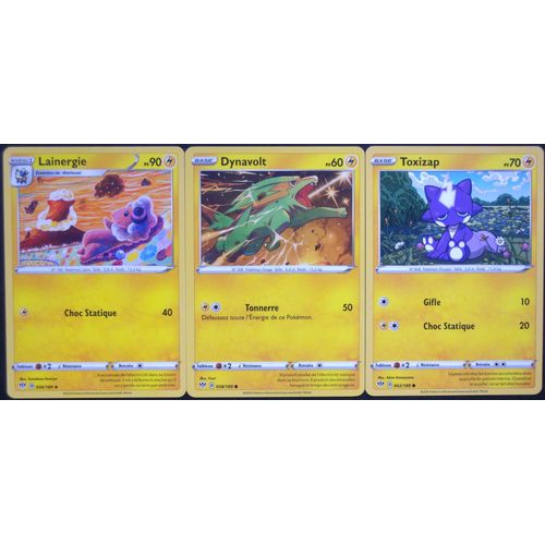 Ténèbres Embrasées - Lainergie (56) + Dynavolt (58) + Toxizap (62/189)