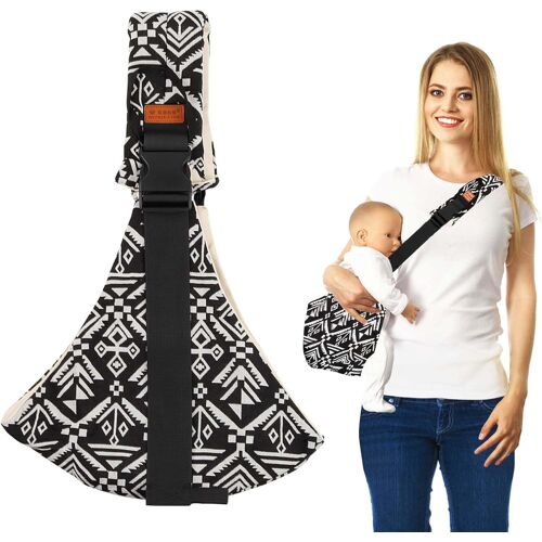 Porte-Bébé Latéral Pour Bébé - Écharpe Porte-Bébé Réglable - Porte Bébé Multifonction - Noir