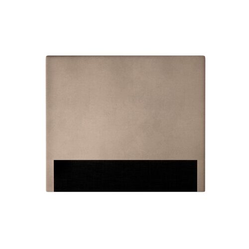 Tête de lit en velours côtelé - 140cm - Taupe
