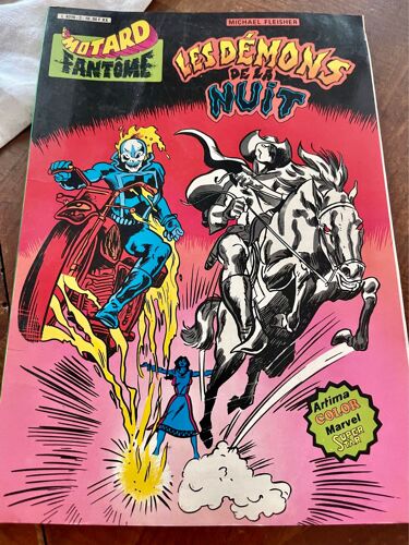 Le Motard Fantôme N.3 Les Démons De La Nuit Aredit Marvel Super Star