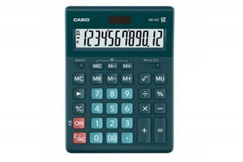 Casio Calculator Office Gr-12c-Dg Green 12-Digit Display