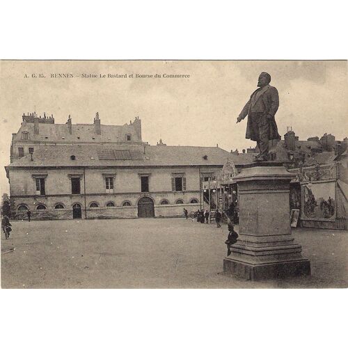 Cinématographe Cinéma Forain - Cinéma Primitif Vers Les Années 1905-1910 - 1 Carte Postale Originale 9x14 Cm - Baraque Foraine Rennes - Cinéma Ambulant