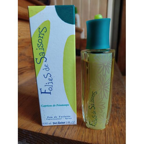 Parfum Eau De Toilette Folies De Saison Printemps Yves Rocher Spray 60 Ml En Boîte 