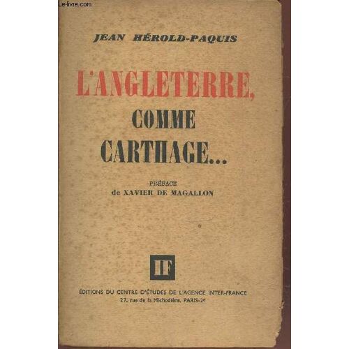 L Angleterre, Comme Carthage...