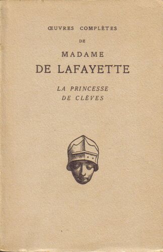 Oeuvres Completes De Madame De Lafayette - La Princesse De Cleves