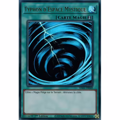 Yu Gi Oh Ra02 Fr048 Typhon D'espace Mystique Ultra Rare