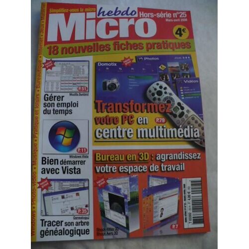 Micro Hebdo Hors Serie  25