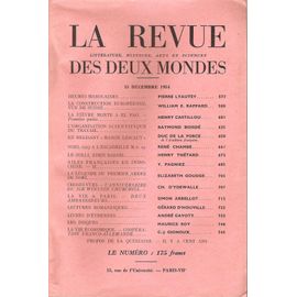 La Revue Des Deux Mondes  N° 24 : 15 Décembre 1931