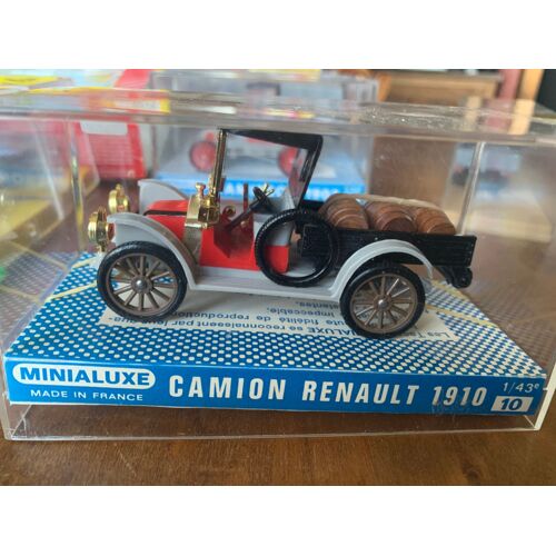 Camion Renault 1910 Minialuxe 10 Modèle Et Boite D'origine Made In France-Minialuxe